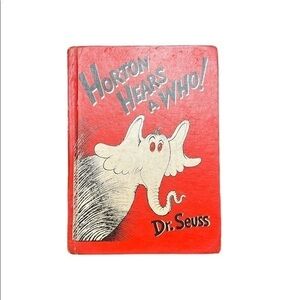 First Edition Horton Hears‎ a Who Dr. Suess Book